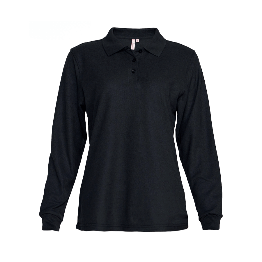 Polera Piqué T/C Manga Larga Mujer